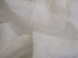 Designer Curtain 96in x 48in White Sheer Polyester -- New