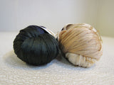 Fiesta Gelato Yarn 2 Skeins 260 Yards Each Multiclored Black and Beige -- New