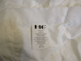 HIG Aubrey Ruffle Shower Curtain 72in x 72in White 146555 Polyester -- New