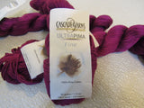 Cascade Yarns Ultrapima Fine Yarn Magenta 3 skeins 136.7 Yards Each -- New