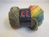 Ella Rae Seasons Yarn 1 Skein 219 Yards Green/Yellow/Rust/Blue/Brown -- New
