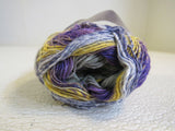 Noro Taiyo Sock Yarn Multicolored 1 Ball 470 Yards Purple/Gold/Gray -- New