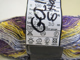 Noro Taiyo Sock Yarn Multicolored 1 Ball 470 Yards Purple/Gold/Gray -- New