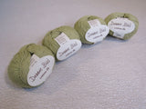 Debbie Bliss Extrafine Cotton DK Yarn Pistachio Green 4 Balls 137 Yards Each -- New