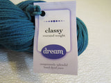 Dream in Color Classy Worsted Weight Yarn Blue Lagoon 1 Skein 250 Yards -- New