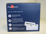 Aquach Pour Over Coffee Maker Silver Stainless Steel -- New