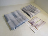 Linentalks Curtains Faux Lined Rod Pocket Printed Sheer Panels 52in x 95in Maya -- New