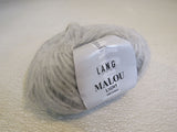 Lang Yarns Malou Light Baby Alpaca Yarn Silver 1 Ball 208 Yards -- New