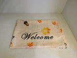 Designer Table Cloth Thanksgiving 120in x 60in Fall Themed -- New
