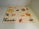 Designer Table Cloth Thanksgiving 120in x 60in Fall Themed -- New