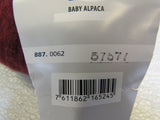 Lang Yarns Malou Light Baby Alpaca Yarn Deep Red 1 Ball 208 Yards -- New