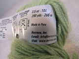 Berroco Vintage DK Yarn Light Green 2 Skeins 290 Yards Each -- New