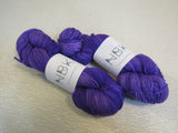 NBK MCN Worsted Yarn Vixon 2 Skeins 181 Yards Each Purple -- New