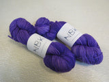 NBK MCN Worsted Yarn Vixon 2 Skeins 181 Yards Each Purple -- New