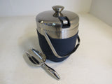 Designer Ice Bucket and Scoop 7.5in L x 7.5in W x 9.5in H Silver Metal -- New