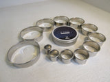 Sienghai 12 Pieces Round Cookie Cutter Set Sliver 12 sizes Metal Stainless -- New