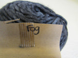 Madelinetosh ASAP Hand Dyed Yarn Fog 2 Balls 90 Yards Each Blue/Charcoal -- New
