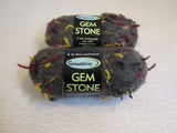 Jo-Ann Sensations Gem Stone Novelty yarn Green Gem Stone 2 Skeins 142 Yards Each -- New