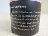 Farsea 18-oz Vacuum Insulated Water Bottle 360 Leak Proof Stainless Steel -- New