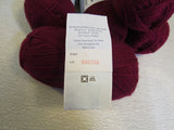 Cascade Yarns Pacific Yarn Crimson 5 Skeins 213 Yards Each -- New