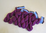 Berroco Maya Yarn Wine 6 Skeins 137 Yards Each 85% Pima Cotton 15% Baby Alpaca -- New