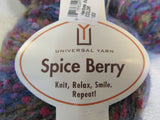 Universal Yarn Spice Berry Yarn 3 Balls 92 Yards Each Multicolored -- New
