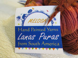 Lanas Puras Melosa Hand Painted Yarn Desert Bloom 4 Skeins 215 Yards Each -- New