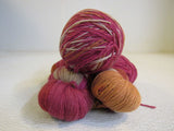 Lanas Puras Melosa Hand Painted Yarn 2 Skeins 1 Ball 440 Yards Each -- New
