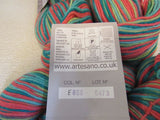 Artesano Humming Bird Yarn Multicolored 3 Skeins 327 Yards Each 100% Pure Alpaca -- New