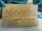 Manos Del Uruguay Clasica Handspun Kettle Dyed Yarn Green/Blue Pure Wool -- New