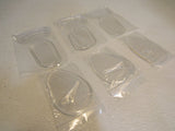 Onuemp Silicone Shoe Insoles Lot of 6 Pairs 5.5in x 3.5in Clear Silicone -- New