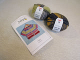 Classic Elite Yarns Liberty Wool Light Yarn Kit 2 Balls 200 Yards Each -- New