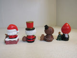 Pacific Trading Furrybones 2020 Christmas Special Edition Set of 4 4in H Ceramic -- New