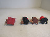 Pacific Trading Furrybones 2020 Christmas Special Edition Set of 4 4in H Ceramic -- New