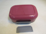 Bibury Lunch Box Set Kit 8.5in x 6in x 3in Rose/Cream -- Used