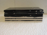 Florida Tile Subway Tile Lot of 48 6in x 3in Black Ceramic -- New