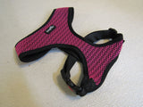 Haapaw Pet Harness Collar Small Pink/Black -- New