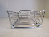 Rev-A-Shelf Wire Slideout Single Tier Basket 20-in L x 11-in W Silver/White -- New