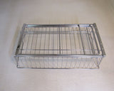 Rev-A-Shelf Wire Slideout Single Tier Basket 20-in L x 11-in W Silver/White -- New