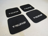 Pullup & Dip Grip Pads Lot of 4 4in x 4in Black Neoprene -- New