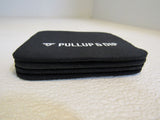 Pullup & Dip Grip Pads Lot of 4 4in x 4in Black Neoprene -- New