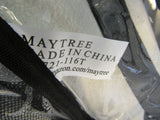 Maytree Clear Back Pack 12in x 6in Clear/Black Plastic -- New