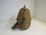 Designer Satchel Sling Bag 10in L x 8in W x 16in H Brown Heavy Duty Canvas -- New