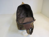 Designer Satchel Sling Bag 10in L x 8in W x 16in H Brown Heavy Duty Canvas -- New