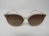 SojoS Sunglasses Retro Round Dolphin Womens Gold/Tan -- New