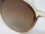 SojoS Sunglasses Retro Round Dolphin Womens Gold/Tan -- New