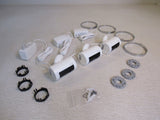 Ring Plug-In Indoor Cam Lot of 3 White/Black 75-in Cord 7G-8SN1S9WEN -- Used