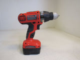 Black & Decker Power Drill Type 2 12V DC With Battery 10-mm SS12 -- Used