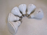 GE Sylvania Lot of 6 LED Bulbs Can Flood Lights White -- Used