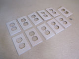 Leviton Outlet Cover Plates Lot of 11 4.5in x 2.75in White -- Used